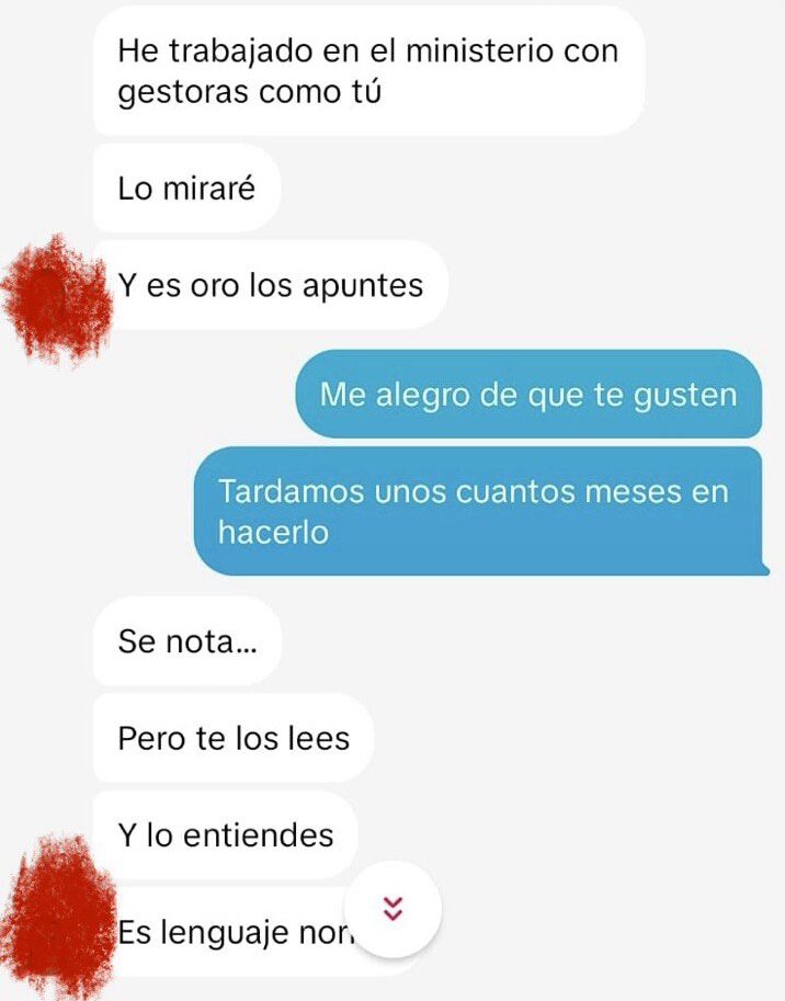 Mensaje real de opositor sobre el manual de El Precedente