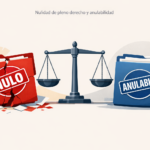 balanza entre nulidad y anulabilidad