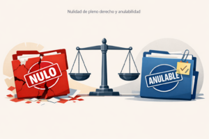 balanza entre nulidad y anulabilidad