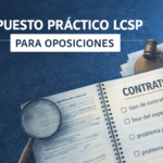Supuesto práctico de la Ley de Contratos del Sector Público