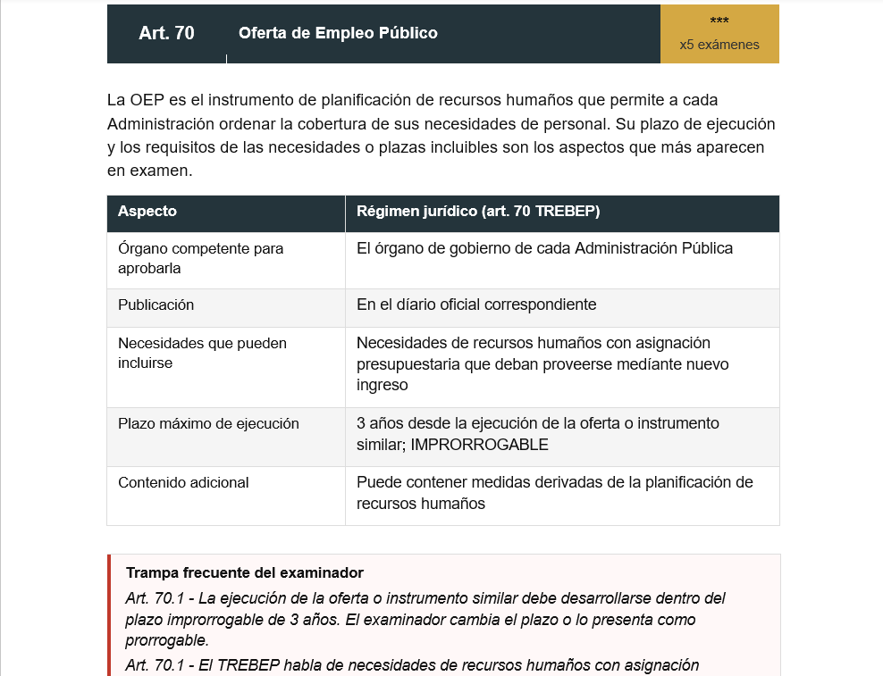 Ejemplo del Dossier EP de El Precedente Administrativo