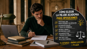 hombre eligiendo academia
