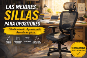 sillas para estudiar oposiciones