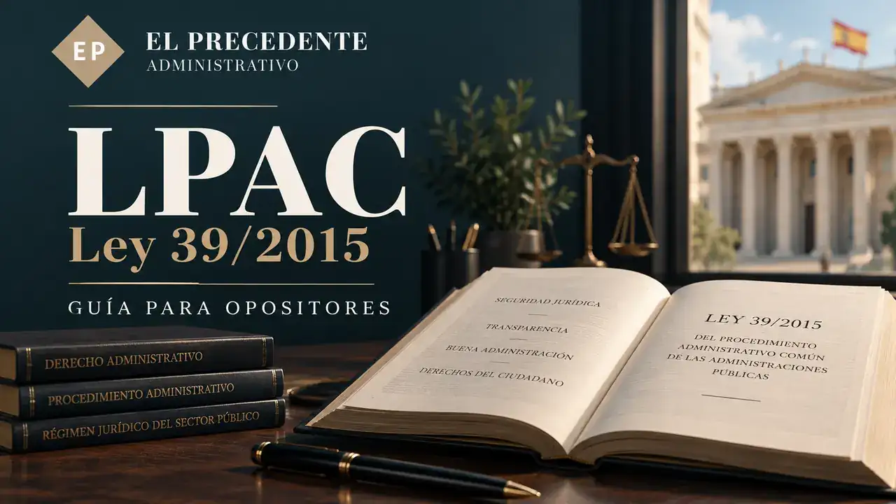 LPAC Ley 39/2015 para opositores - guía completa